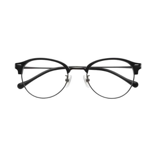 老眼鏡 ピントグラス PINT GLASSES PG-112L-MBK/T 男性用 軽度レンズモデル 老眼度数：+1.75D～+0.0D