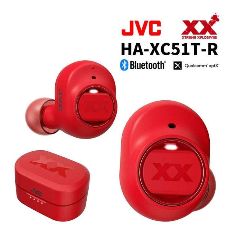 イヤホン JVC ワイヤレスステレオヘッドセット HA-XC51T-R