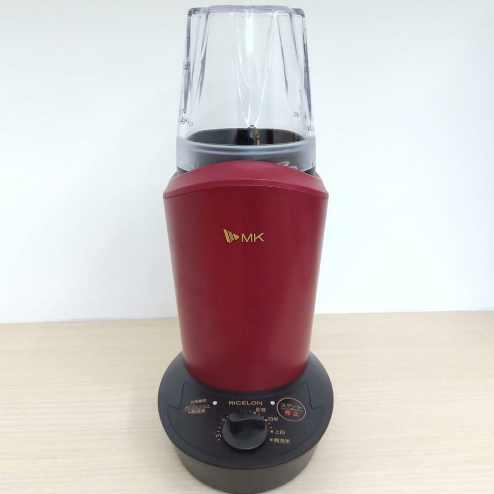 エムケー精工 小型精米機 RICELON ワインレッド 玄米300gセット