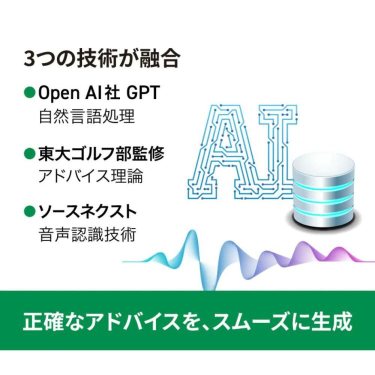 対話型AIデバイス バーティトーク ゴルフデバイス スマホ連動 データ管理 AI GPT 日本語のみ対応 防水 防塵 IP55