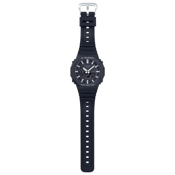 カシオ ジーショック 腕時計 クオーツ 樹脂バンド アナデジ 八角形 ブラック メンズ 国内正規品 GA-2100-1AJF