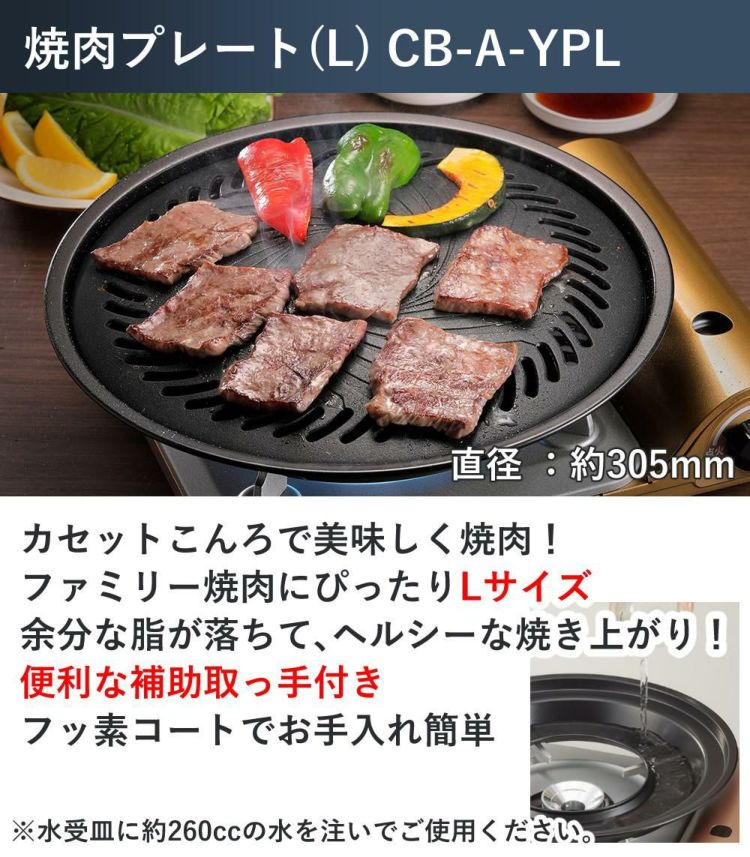 イワタニ カセットコンロ エコプレミアム3 プレート4種 カセットガス セット 焼肉 たこ焼き 網焼き 鉄板焼き ラッピング不可