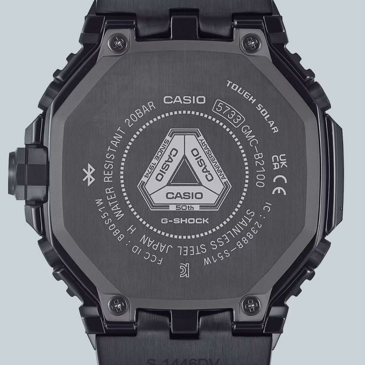 カシオ ジーショック 腕時計 カシオウオッチ50周年記念 ブラック×ゴールド メンズ 国内正規品 GMC-B2100ZE-1AJR