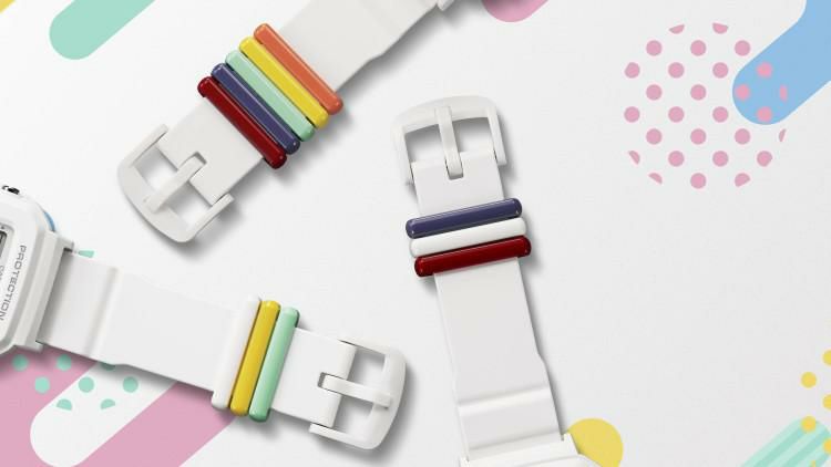 選べる特典付 カシオ ベビージープラス 腕時計 クオーツ デジタル ホワイト レディース 国内正規品 BGD-10L-7JR