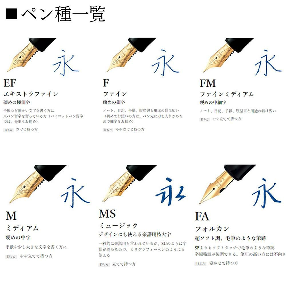 パイロット 万年筆 カスタム ヘリテイジ912 FKVH2MR-B 5点セット