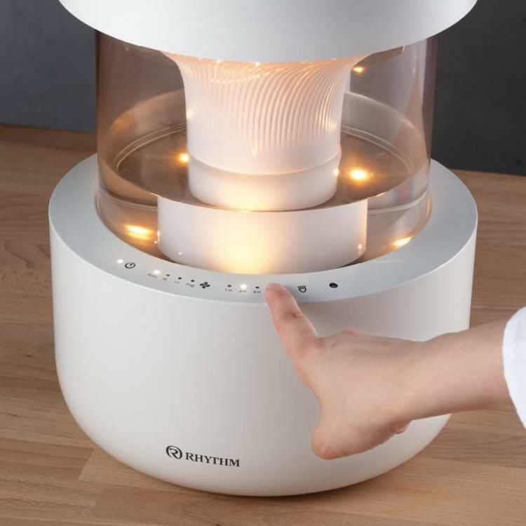 リズム 加湿器 超音波式 MIST350 2.2L ライトグレー/ウォームグレー 9YYA29RH08/9YYA29RH84