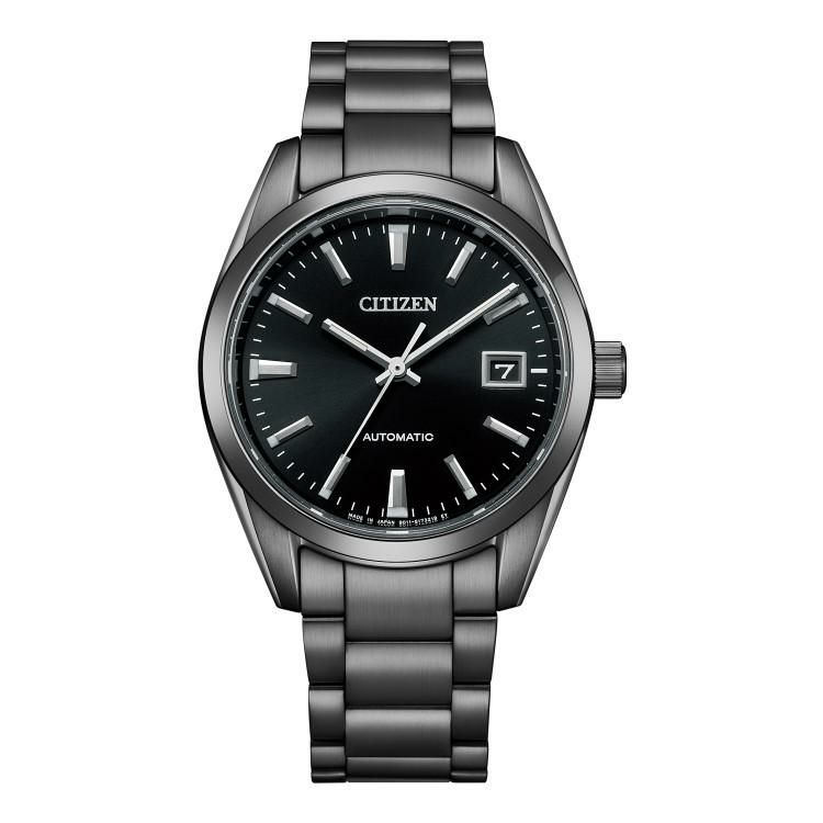 シチズンコレクション 腕時計 NIGHT COLOR EDITION 自動巻 メタルバンド オールブラック メンズ 国内正規品 NB1054-58E
