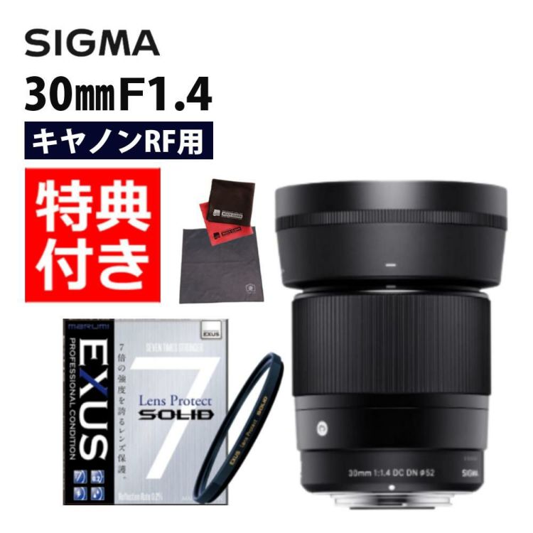 強化ガラス保護フィルターセット シグマ 30mm F1.4 DC DN C キヤノンRFマウント用