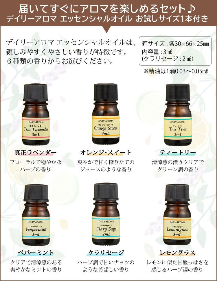 アロマオイル付き コンパクト 加湿器 リズム MIST Mini ミスト ミニ 9YY020RH 超音波式加湿器 アロマディフューザー RHYTHM