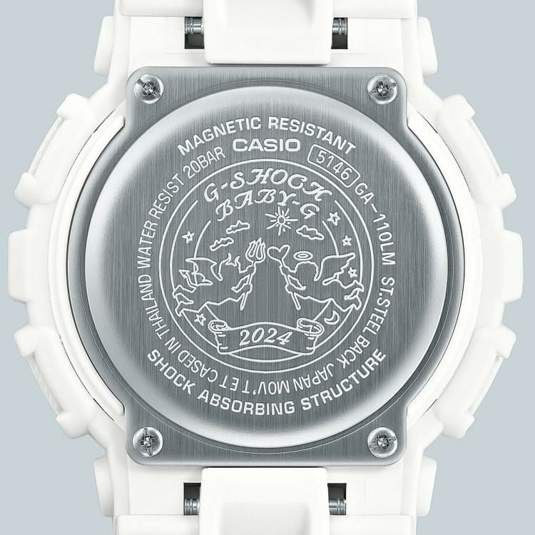 カシオ ジーショック＆ベビージー 腕時計 Lovers Collection ホワイトローズ ペアウォッチ 国内正規品 LOV-24A-7AJR
