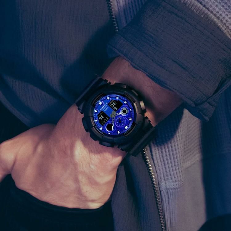 カシオ ジーショック 腕時計 Flame inside クオーツ 樹脂バンド メンズ 国内正規品 GA-100FL-1AJF