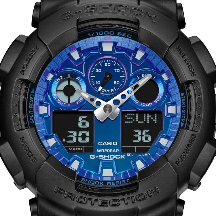 カシオ ジーショック 腕時計 Flame inside クオーツ 樹脂バンド メンズ 国内正規品 GA-100FL-1AJF