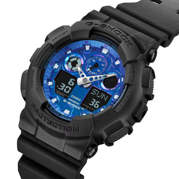 カシオ ジーショック 腕時計 Flame inside クオーツ 樹脂バンド メンズ 国内正規品 GA-100FL-1AJF
