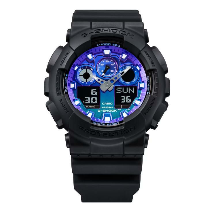 カシオ ジーショック 腕時計 Flame inside クオーツ 樹脂バンド メンズ 国内正規品 GA-100FL-1AJF