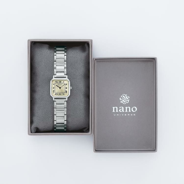 セイコーセレクション 腕時計 ナノ・ユニバース 流通限定 クオーツ メタルバンド レディース 国内正規品 SSEH015 お手入れクロス付