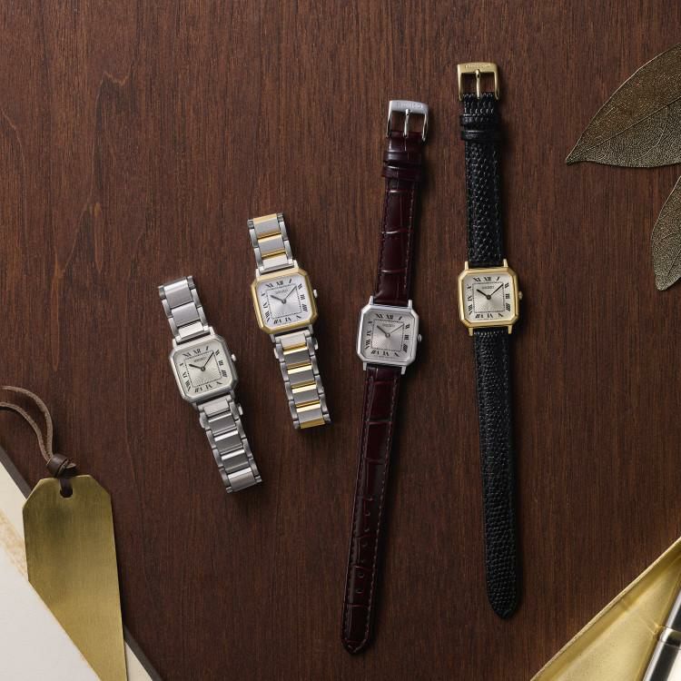 セイコーセレクション 腕時計 ナノ・ユニバース 流通限定 クオーツ 牛革バンド レディース 国内正規品 SSEH017 お手入れクロス付