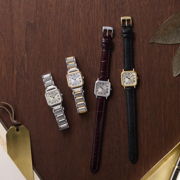 セイコーセレクション 腕時計 ナノ・ユニバース 流通限定 クオーツ 牛革バンド レディース 国内正規品 SSEH017 お手入れクロス付