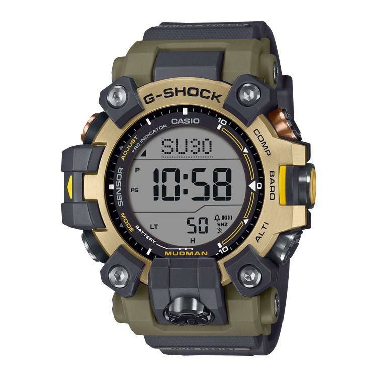 カシオ ジーショック 腕時計 マッドマン EARTHWATCHコラボ シマフクロウ メンズ 国内正規品 GW-9501KJ-8JR 時計ケース・クロス付