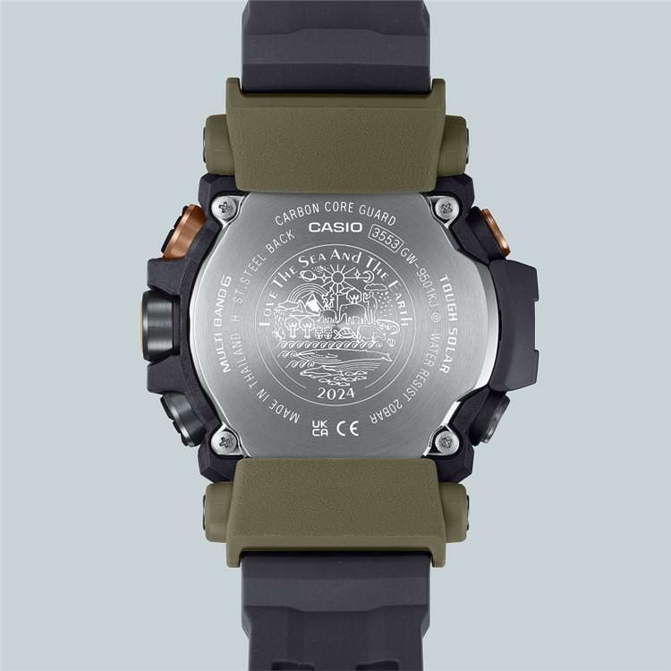 カシオ ジーショック 腕時計 マッドマン EARTHWATCHコラボ シマフクロウ メンズ 国内正規品 GW-9501KJ-8JR 時計ケース・クロス付