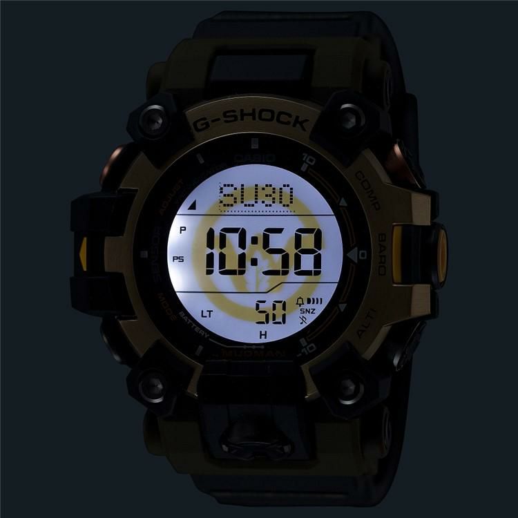 カシオ ジーショック 腕時計 マッドマン EARTHWATCHコラボ シマフクロウ メンズ 国内正規品 GW-9501KJ-8JR 時計ケース・クロス付