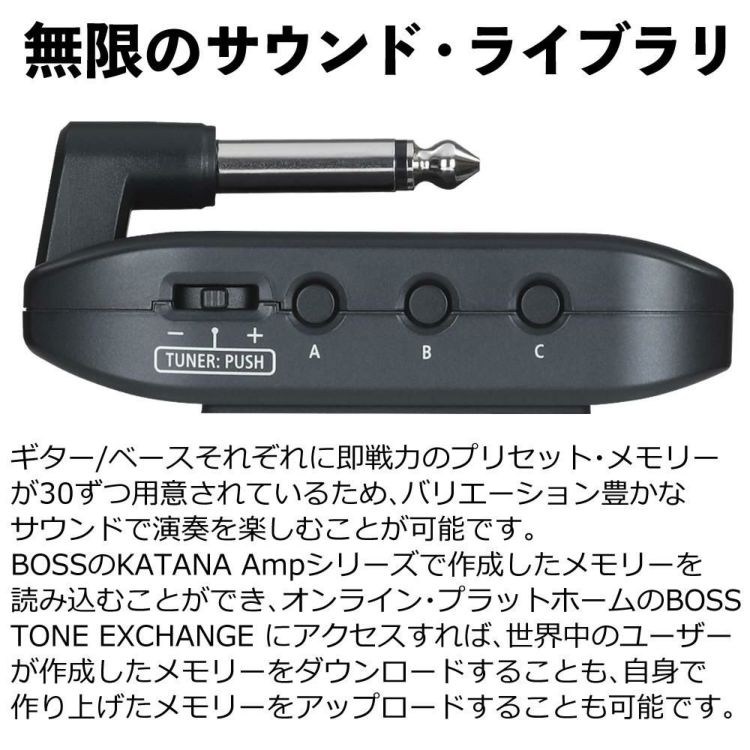 BOSS ボス ヘッドホンアンプ  KATANA:GO KTN-GO専用ポーチ ヘッドホンセット