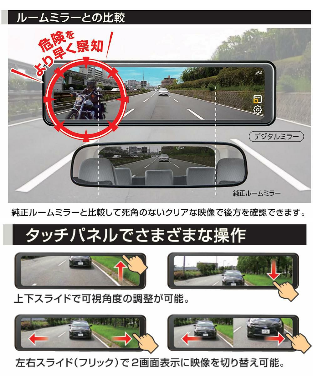 大橋産業 BAL デジタルミラー バルーチェM 5200