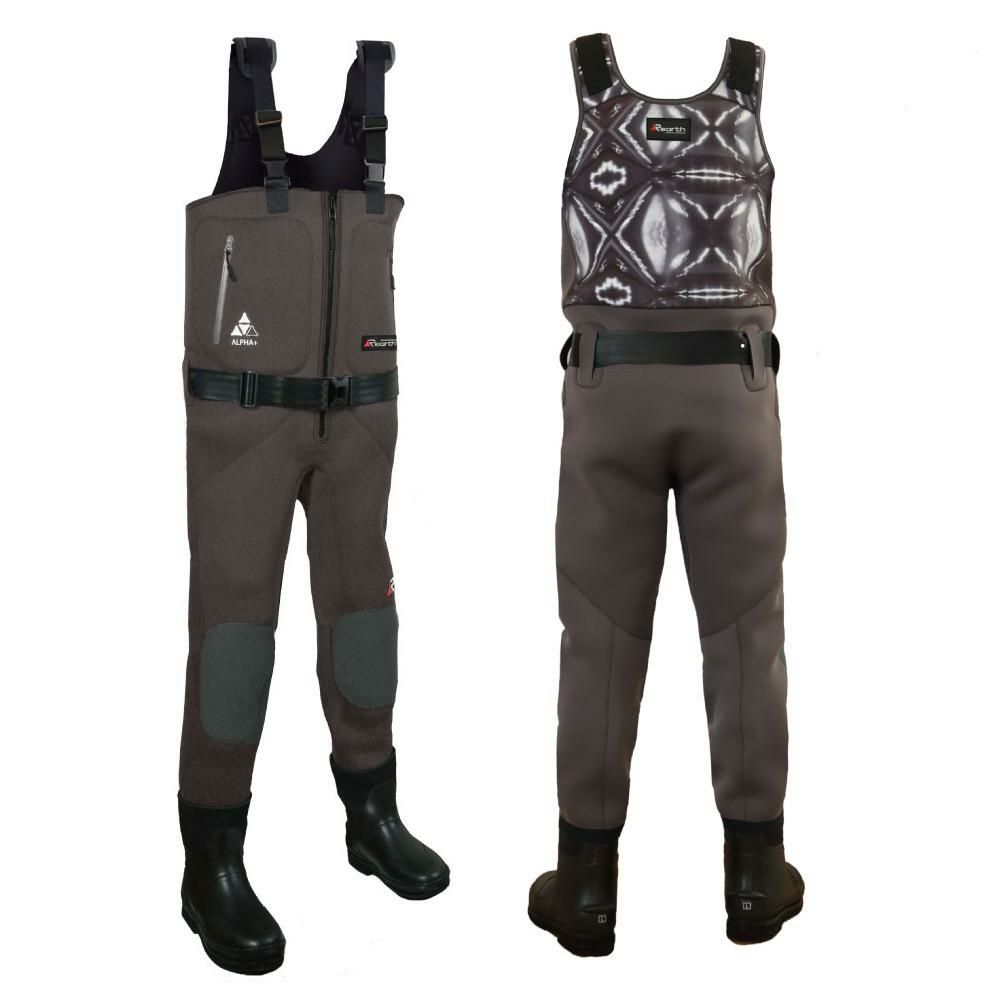 リアス ネオプレーンウェーダー Lux プレミアム チャコールグレー L 27cm Rearth ウェーダー フェルトスパイク