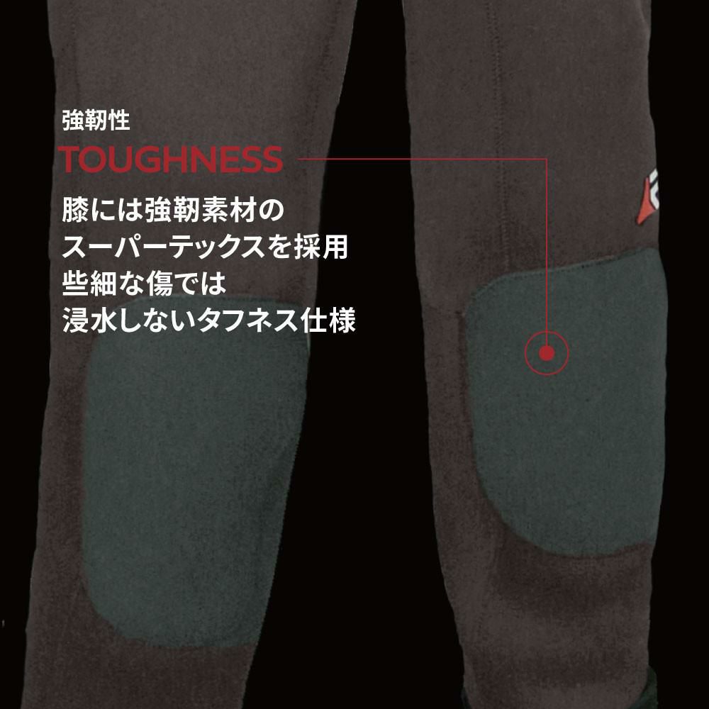 リアス ネオプレーンウェーダー Lux プレミアム ポーチ付き ブラック Rearth ウェーダー フェルトスパイク