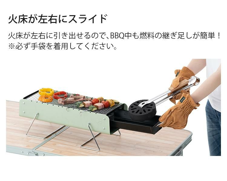 ロゴス LOGOS 卓上炉端グリルM 81060940 ＆ロゴス エコココロゴス・ラウンドストーブ2 付き 2点セット