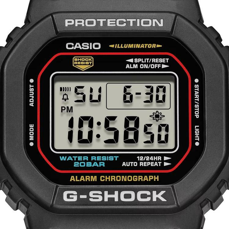 カシオ ジーショック 腕時計 初代G-SHOCKカラー クオーツ メンズ 国内正規品 DW-5600RL-1JF