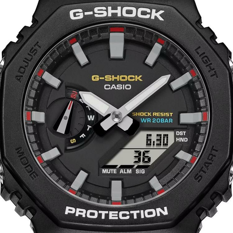 カシオ ジーショック 腕時計 初代G-SHOCKカラー クオーツ 八角形 メンズ 国内正規品 GA-2100RL-1AJF