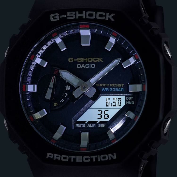 カシオ ジーショック 腕時計 初代G-SHOCKカラー クオーツ 八角形 メンズ 国内正規品 GA-2100RL-1AJF