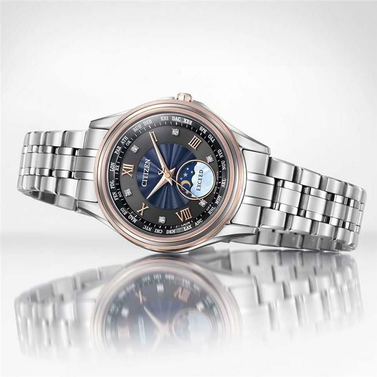 選べる特典付シチズン エクシード 腕時計 ソーラー電波 チタン いい夫婦の日 限定 レディース 国内正規品 EE1016-66F