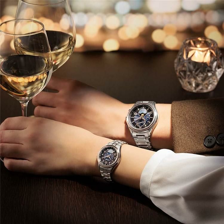 選べる特典付シチズン エクシード 腕時計 ソーラー電波 チタン いい夫婦の日 限定 レディース 国内正規品 EE1016-66F