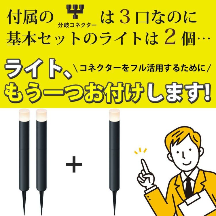 タカショー ガーデンライト 間のひかり LGL-LH04P ブラック 基本セットライト計3本 収納ボックス付 セットラッピング不可