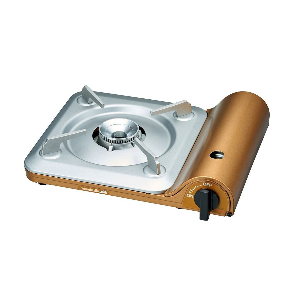 （専用ケース＆クロス付き）イワタニ カセットコンロ カセットフー 達人スリムV CB-TS-5 ゴールド （ラッピング不可）
