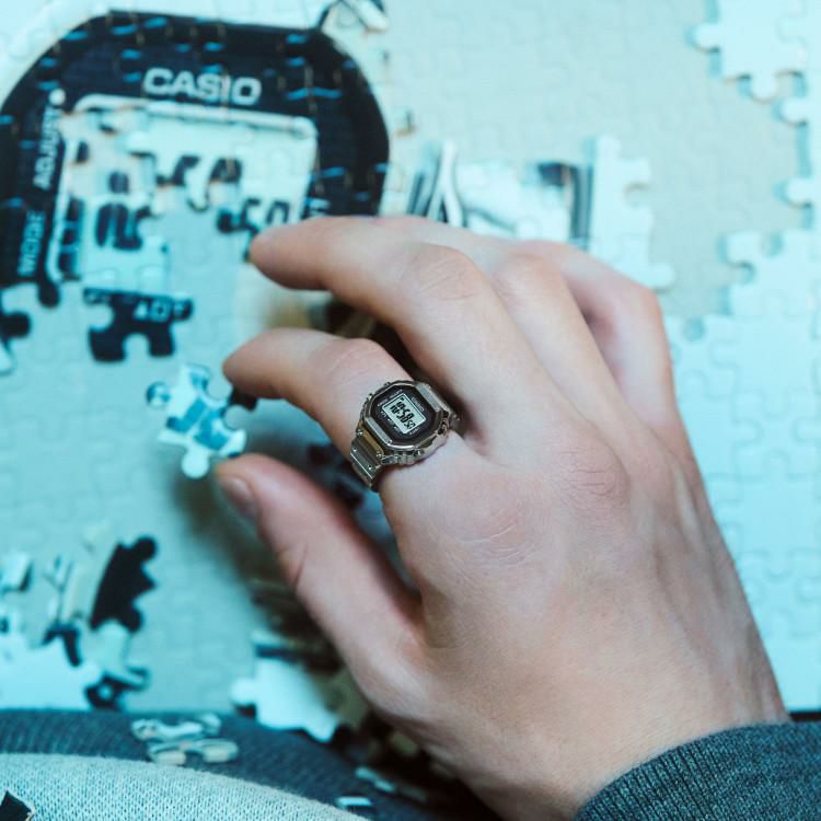 CRW-001-1JR カシオウオッチ50周年記念 リングウォッチ メンズ 国内正規品 カシオ 時計 指輪