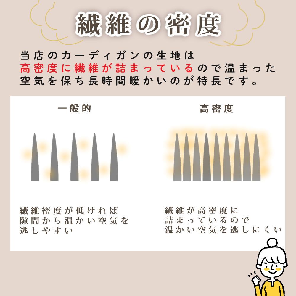 ルームウェア あったか カーディガン グレー レディース ガウン 袖ゴム 羽織