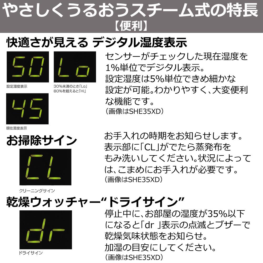 三菱重工 加湿器 加湿空気清浄機 roomist SHE60XD ホワイト ブラックラッピング不可