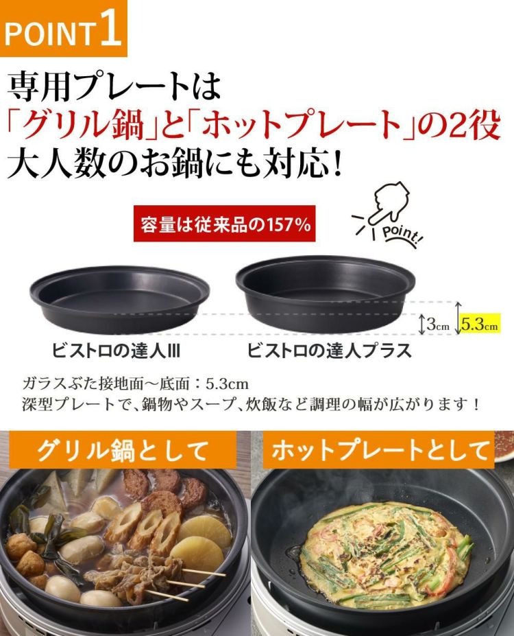 イワタニ カセットフー ビストロの達人プラス 焼肉プレート セット