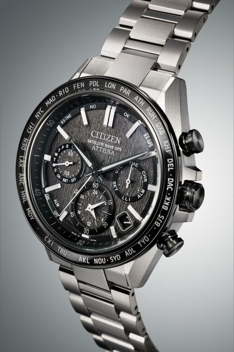 シチズン アテッサ 腕時計 ACT Line ソーラー GPS電波 チタン メンズ 国内正規品 CC4058-67X
