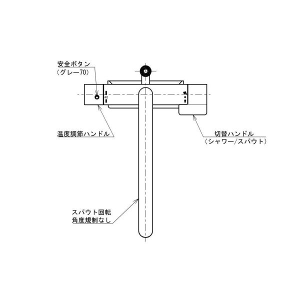 TOTO 浴室用 台付サーモスタット混合栓 300mmコンフォートウェーブシャワー90φ TBV03423J1ラッピング不可