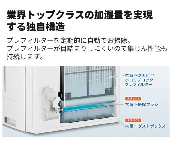 シャープ 空気清浄機 加湿器 KI-SX75-T ブラウン ～18畳 最大加湿量 900mL/h SHARP 加湿空気清浄機 プラズマクラスター NEXT