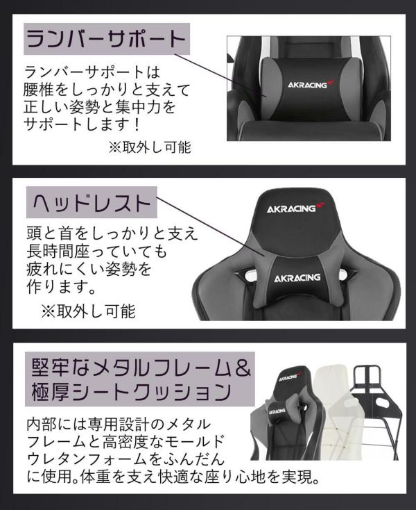 保革クリームレビュー特典付き  AKRACING AKレーシング Pro-X V2 Gaming Chair ゲーミングチェアラッピング不可