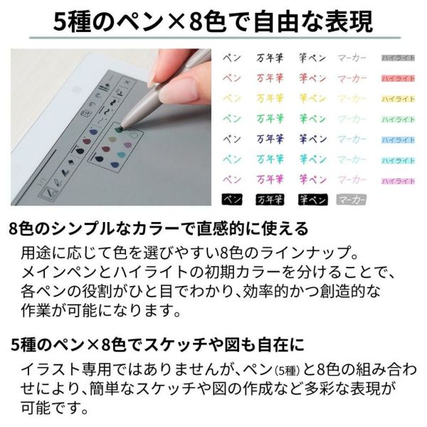 富士通 FMVDP43CA4 クアデルノ QUADERNO A4 Gen. 3C  ケース クリアファイル付きラッピング不可