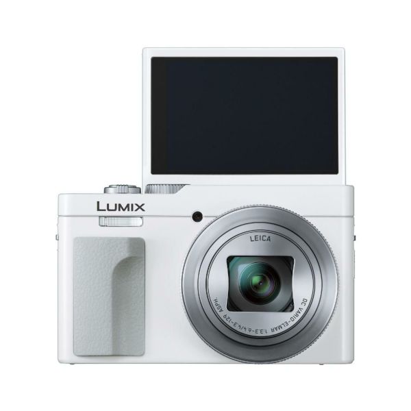 パナソニック ルミックス コンパクトデジタルカメラ TZ99 ブラック ホワイト Panasonic LUMIX DC-TZ99 （SD64GBセット）