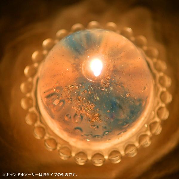 Candly キャンドリー 細氷キャンドル（ソーサー付）