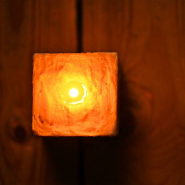 Candly キャンドリー 北海道天然アロマキャンドル （キューブ） ハンドメイド ラベンダー ペパーミント