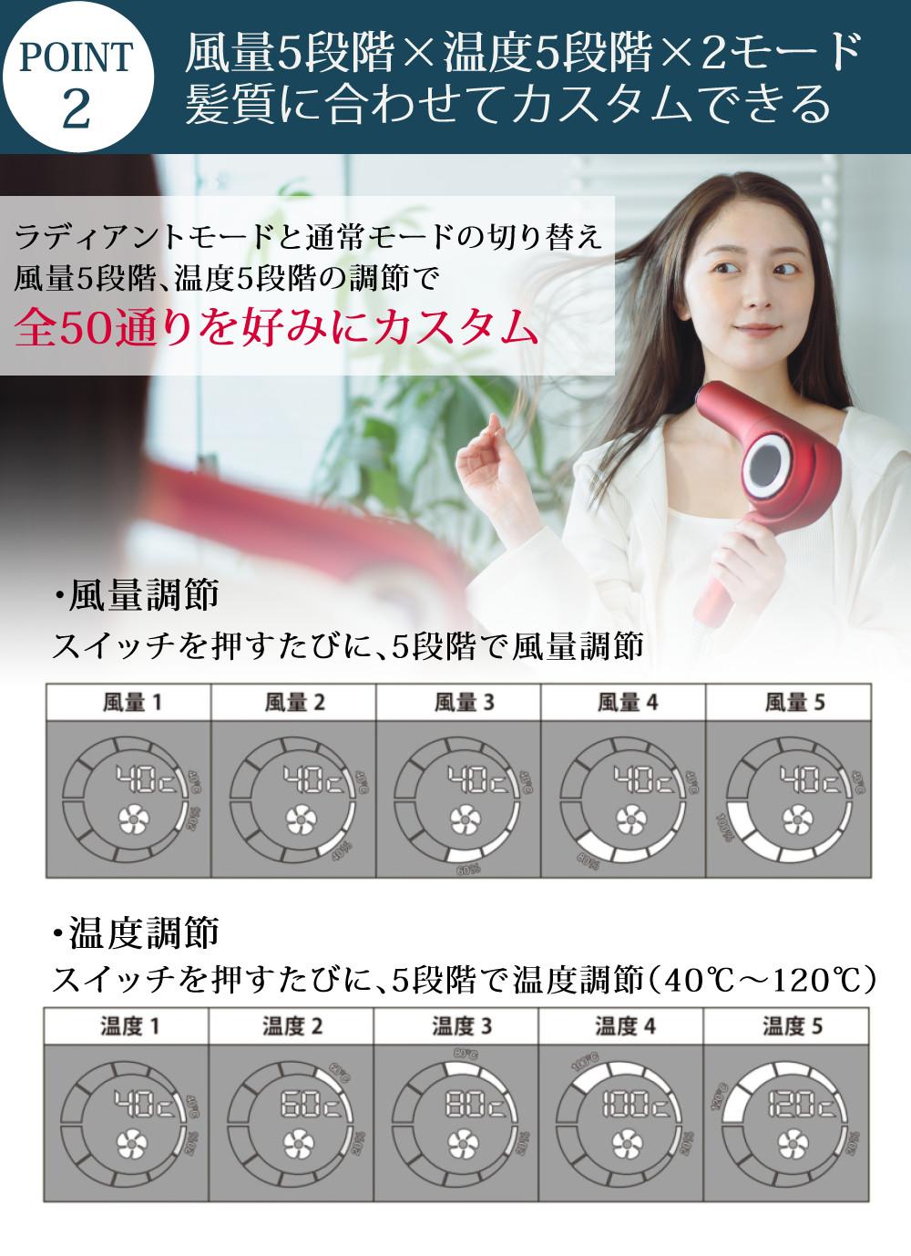 ラディアント ドライヤー ディモア 大風量 正規販売店 ヘアドライヤー BD-101