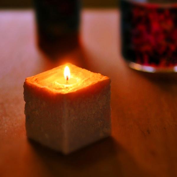 Candly キャンドリー 北海道天然アロマキャンドル （キューブ） ハンドメイド フォレスト